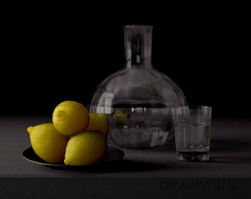Lemons glass vase e1707756140453